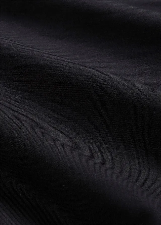 Longshirt van zachte viscose • zwart • bonprix online shop