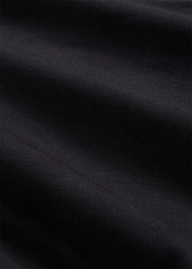 T-shirt long et doux en viscose • noir • product-page.page-title-suffix