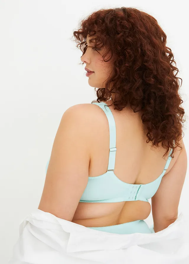 Soutien-gorge minimiseur à armatures, Couleur: bleu clair