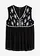 Blousetop van soepele viscose, Kleur: zwart