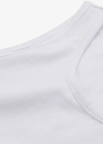 Tanktop (set van 2) • zwart+wit • bonprix online shop