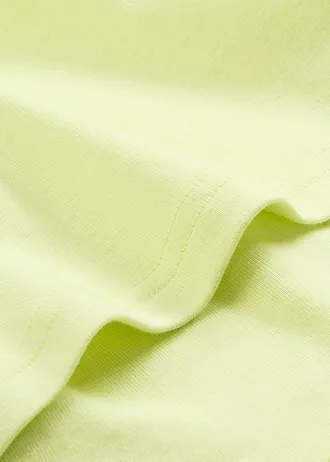 T-shirt manches longues en coton à col rond • vert menthe • Boutique bonprix