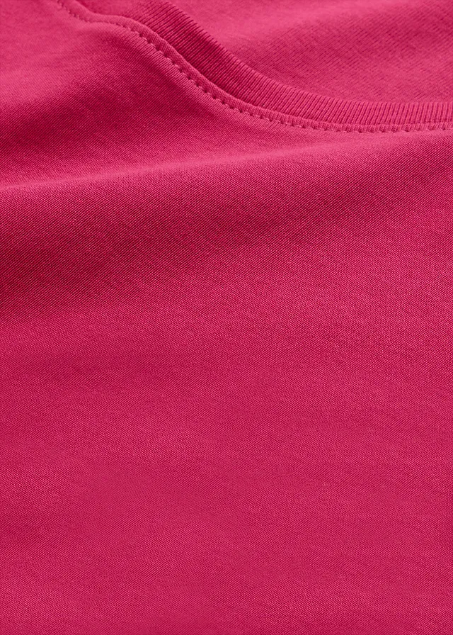 Longsleeve van biologisch katoen • bessenrood • bonprix online shop