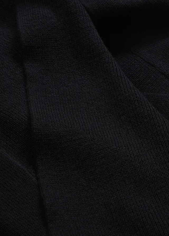 Fijn gebreid vest • zwart • product-page.page-title-suffix