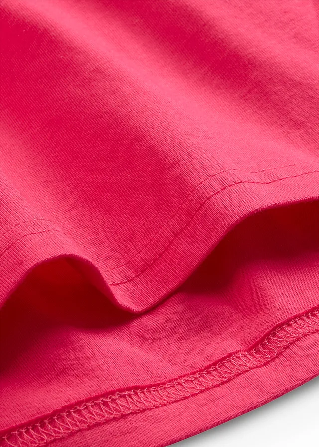 Lot de 5 T-shirts col rond • rose hibiscus + gris clair chiné + blanc + bleu foncé + noir • product-page.page-title-suffix