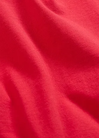 Tričko s kulatým výstřihem (5 ks v balení) • jahodová + bílá + světle šedý melír + tmavě modrá + černá • bonprix obchod