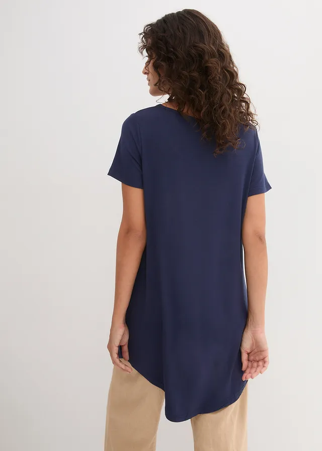 Longshirt, korte mouw • donkerblauw • product-page.page-title-suffix