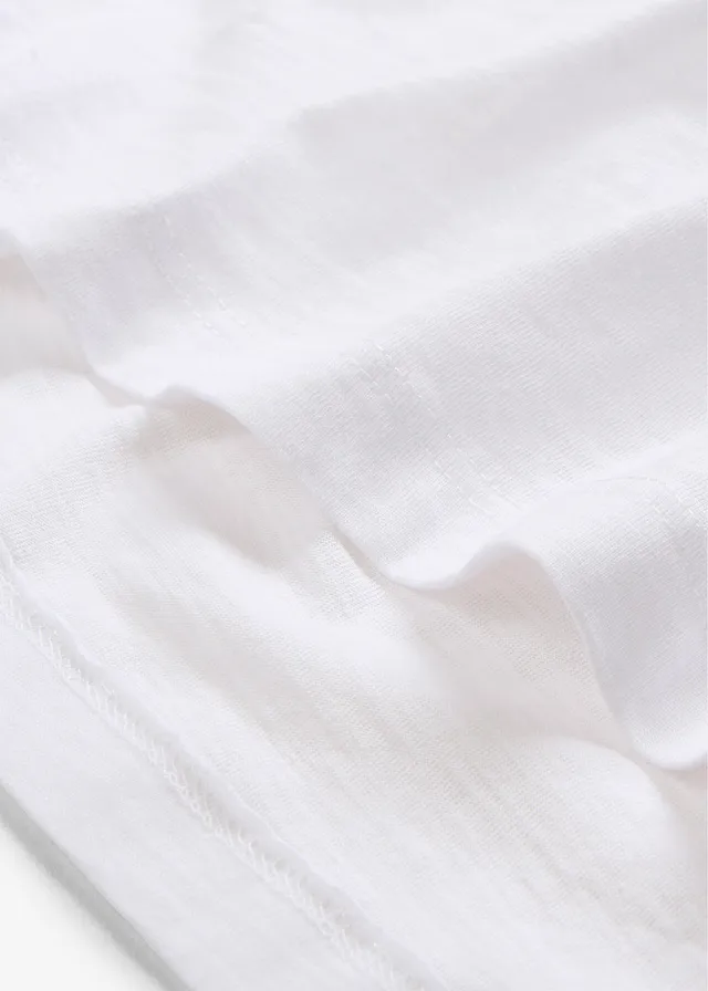T-shirt long 100% coton • blanc • product-page.page-title-suffix