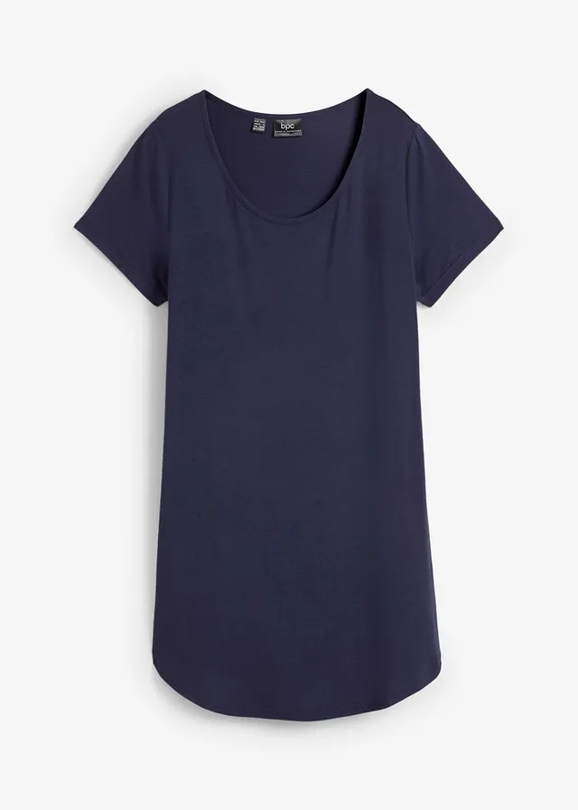 T-shirt long en viscose douce