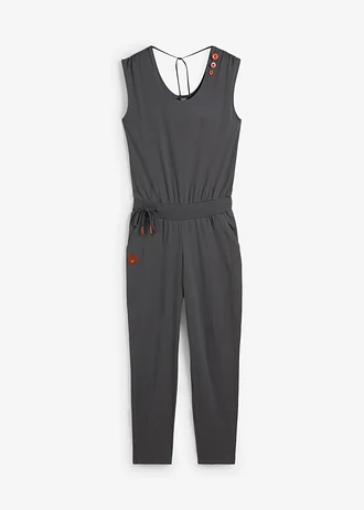Salopetă jerse din amestec de bumbac