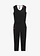 Jersey jumpsuit, Kleur: zwart