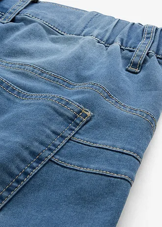 Jean slim taille haute, super extensible • bleu denim used • Boutique bonprix