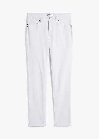 Stretch jeans high waist, straight