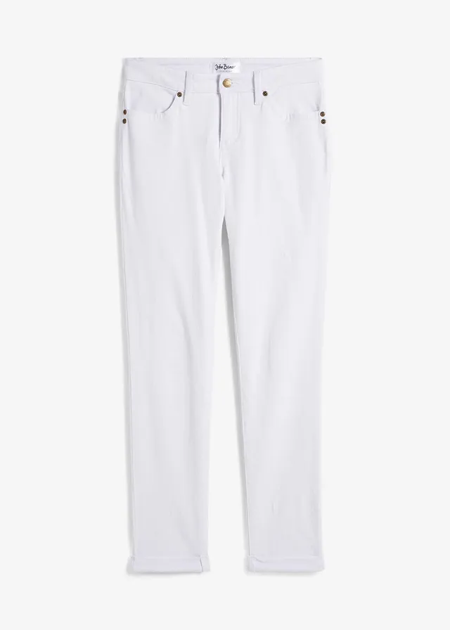 Strečové džíny Straight, High Waist