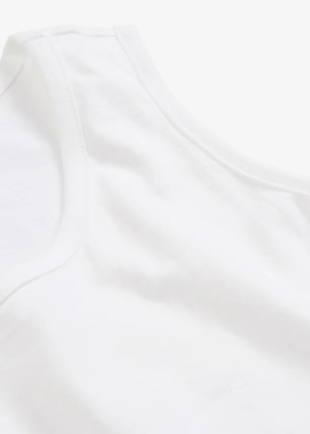 Lot de 5 débardeurs longs 100% coton • noir + noir + noir + blanc + blanc • product-page.page-title-suffix
