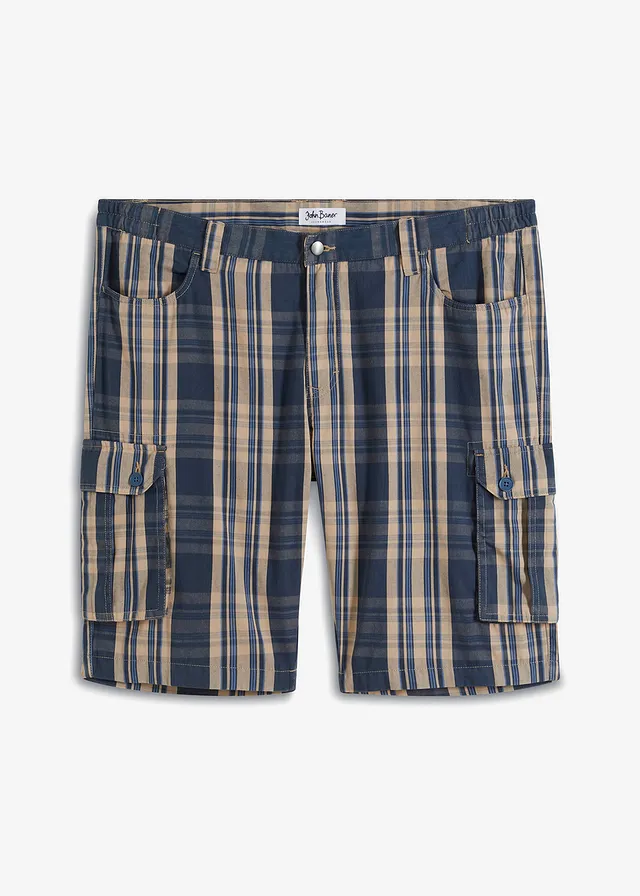 Bermude cargo cu bată elastică, loose fit
