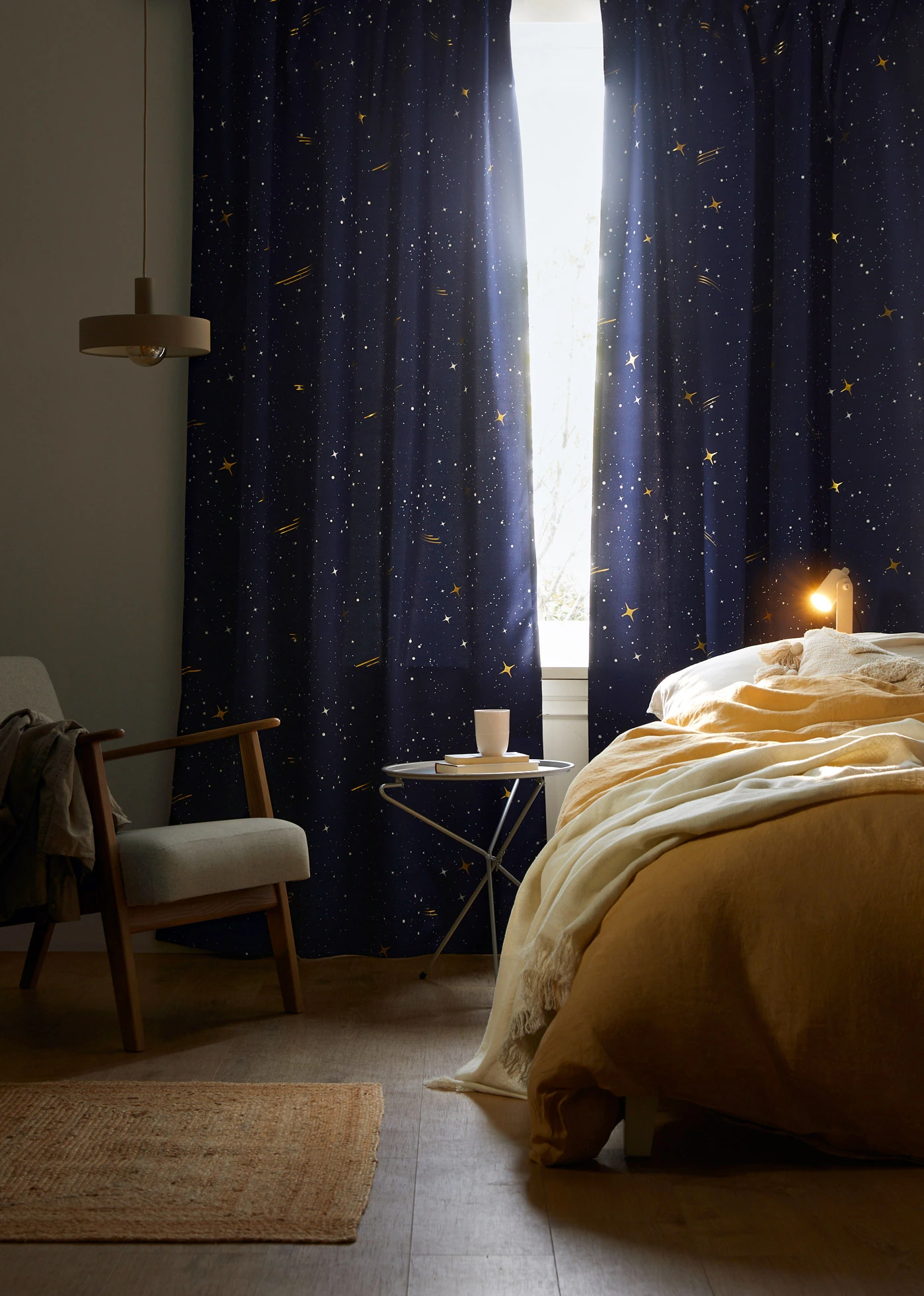 Dekbedovertrek in linnen look • mosterdgeel • bonprix online shop