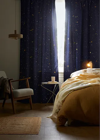 Dekbedovertrek in linnen look • mosterdgeel • bonprix online shop