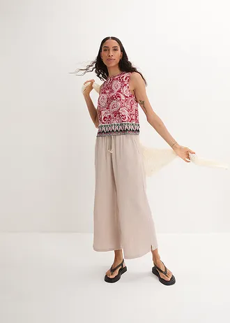 Top Paisley mintával • chilivörös-Paisley • bonprix áruház