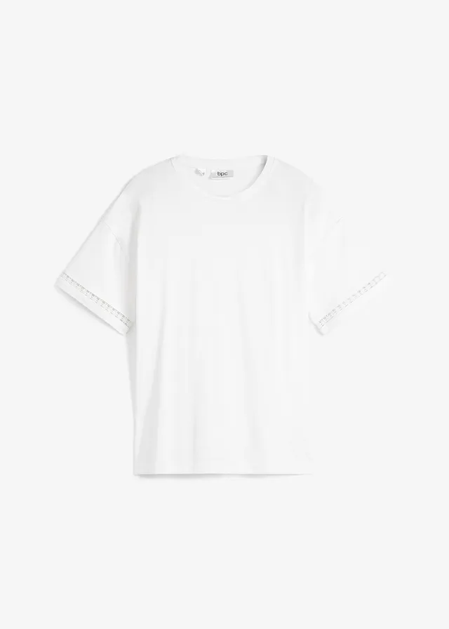 Shirt met broderie anglaise • wit • bonprix online shop