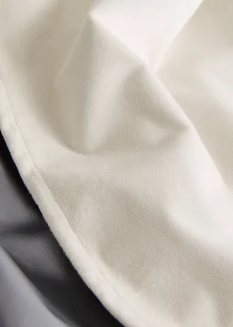 Isolerend verduisterend thermogordijn met fluweelachtig oppervlak (1 stuk) • crème • bonprix online shop