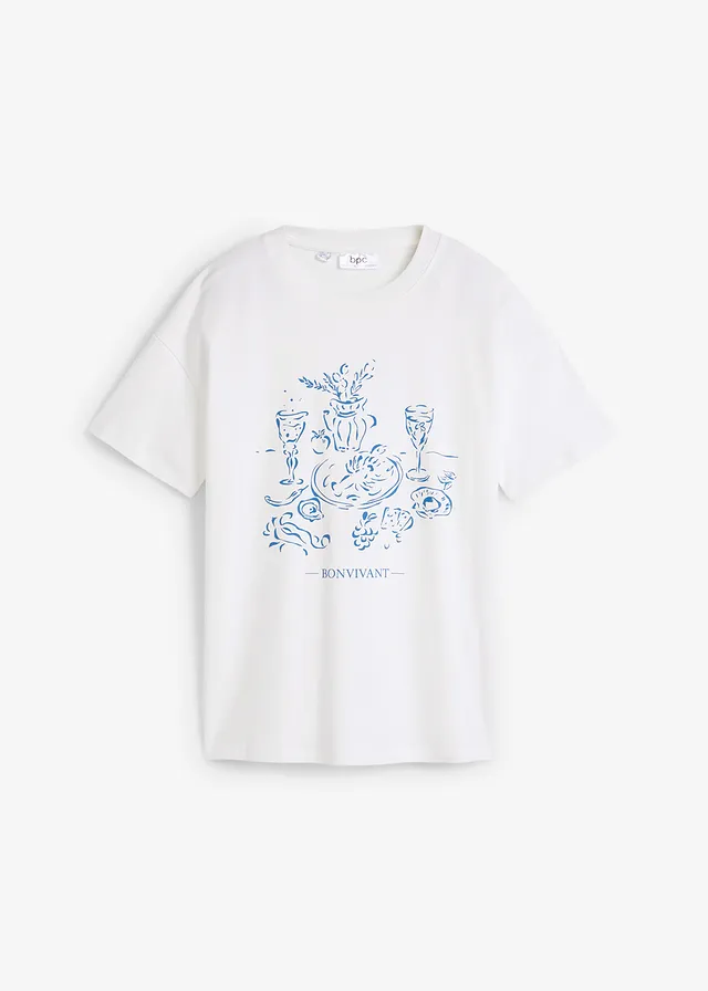 Tricou imprimat din bumbac bio