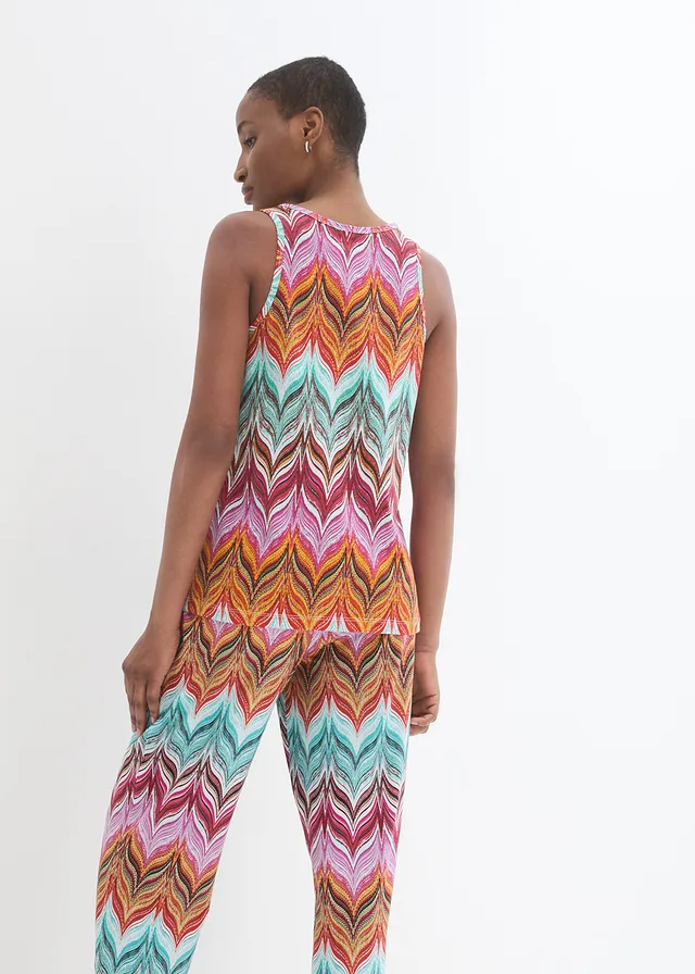 Haut à sequins, Couleur: multicolore imprimé
