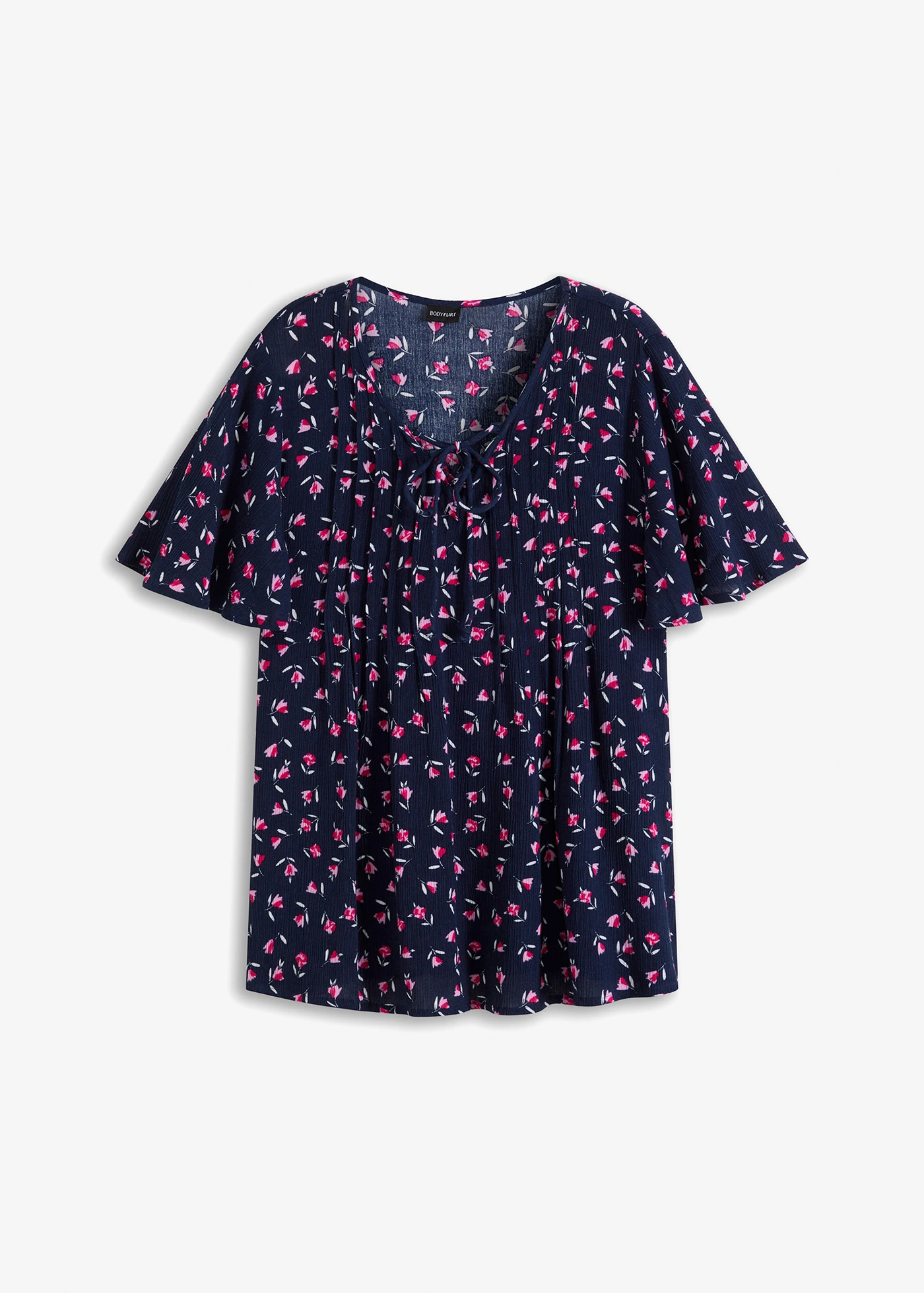 Tunique 100% viscose • bleu foncé floral • Boutique bonprix