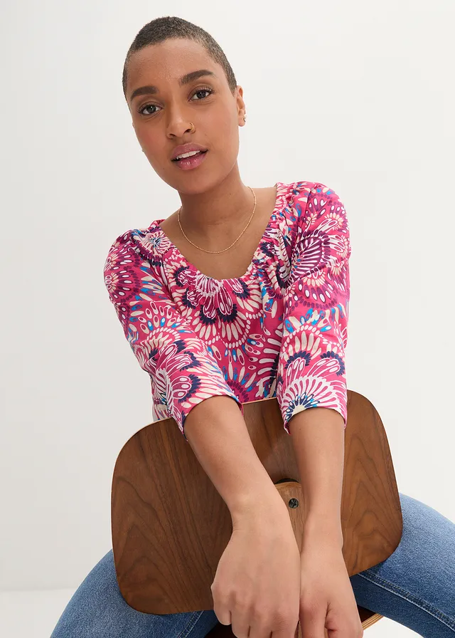 T-shirt 100% coton • rose floral • product-page.page-title-suffix