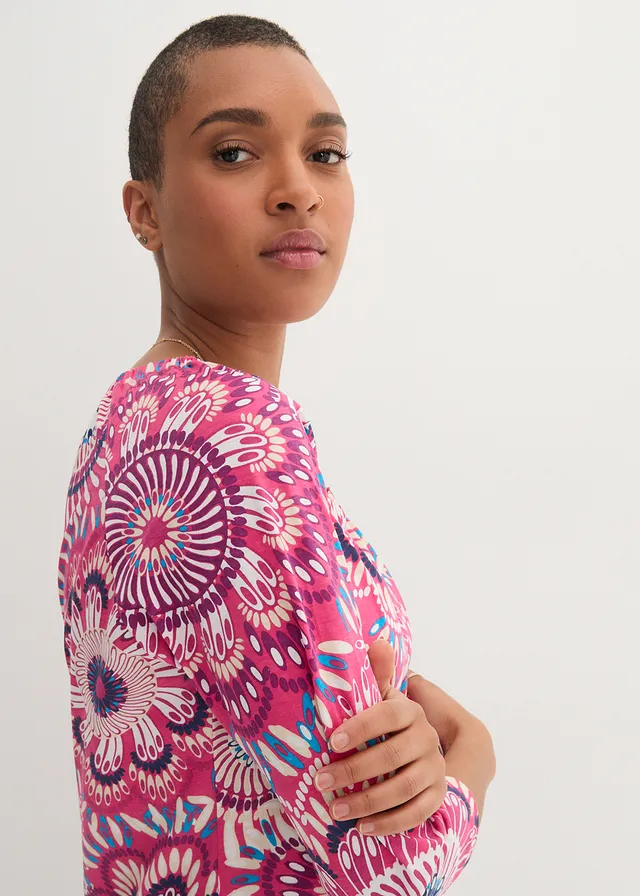 Shirt van biologisch katoen • pinklady gebloemd • product-page.page-title-suffix