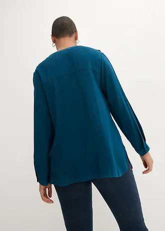 Tuniek in zacht viscose • blauwpetrol • bonprix online shop