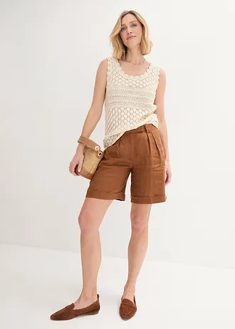 Gebreide top, Kleur: naturel