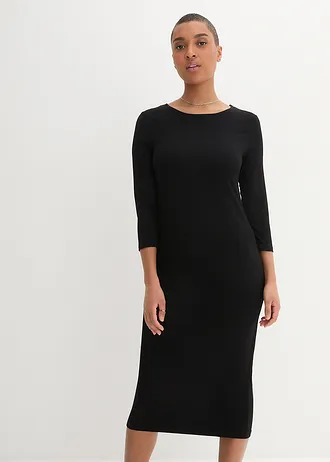 Robe en jersey, Couleur: noir