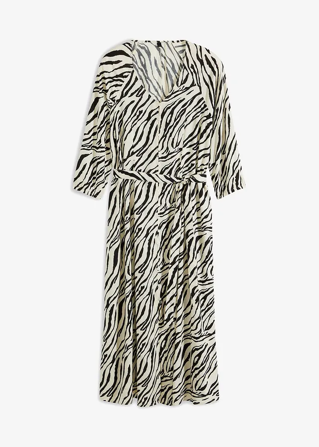 Rochie midi din viscoză vaporoasă