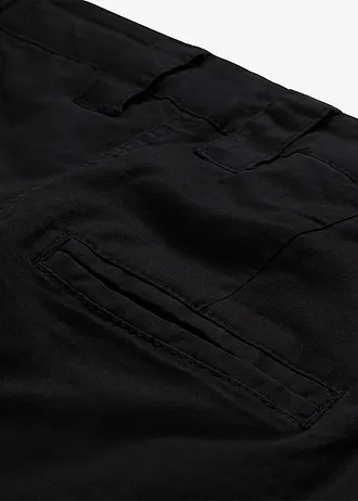 Chino broek van katoen, enkellang • zwart • bonprix online shop