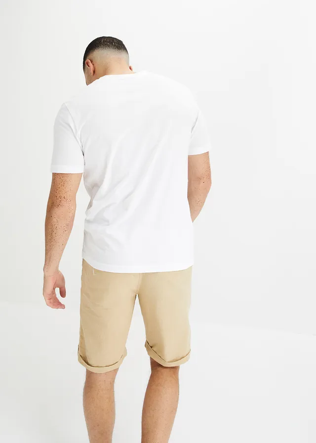 T-shirt 100% coton, Couleur: blanc imprimé
