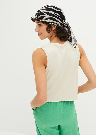 Shirt met drapering • ecru • bonprix online shop