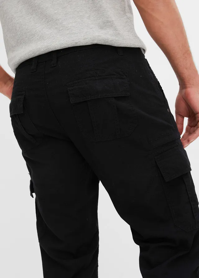 Lange cargo bermuda van katoen, regular fit • donkerantraciet • product-page.page-title-suffix