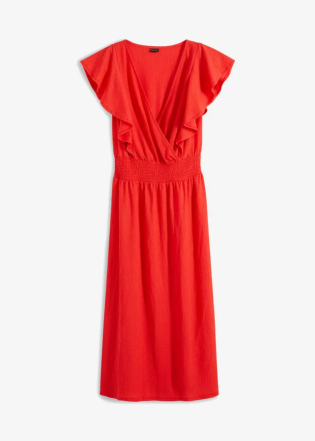 Midi jurk • signaalrood • bonprix online shop