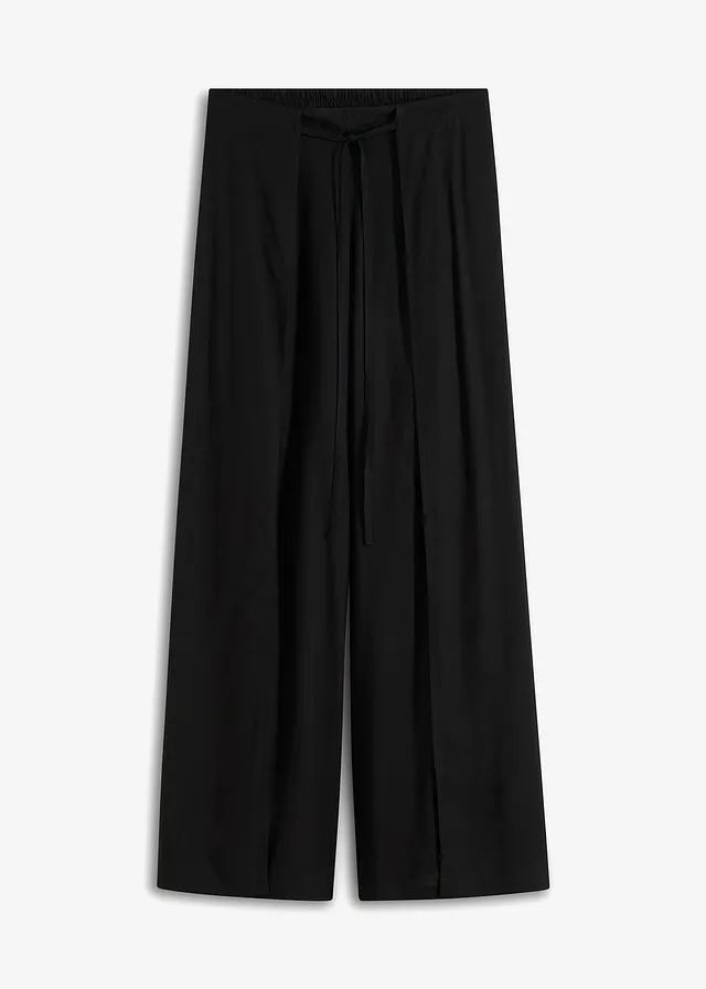 Pantalon avec fente en viscose