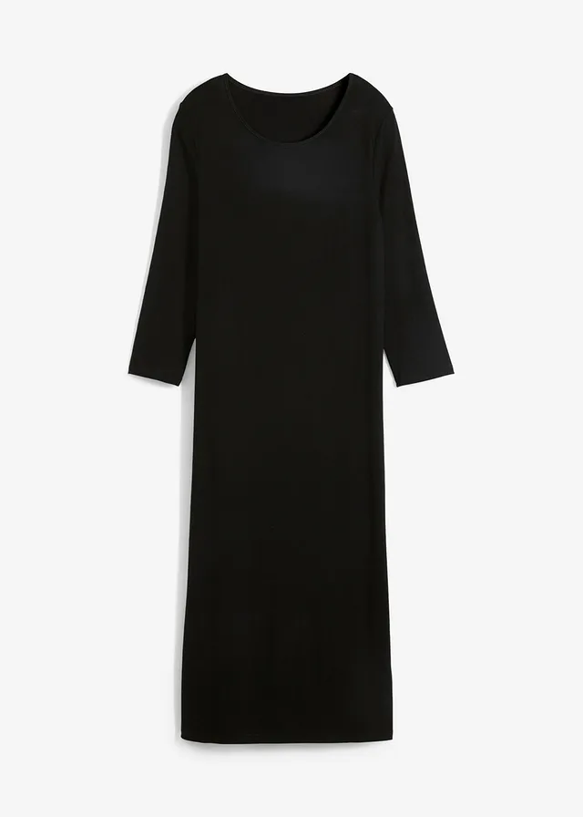 Robe en jersey, Couleur: noir