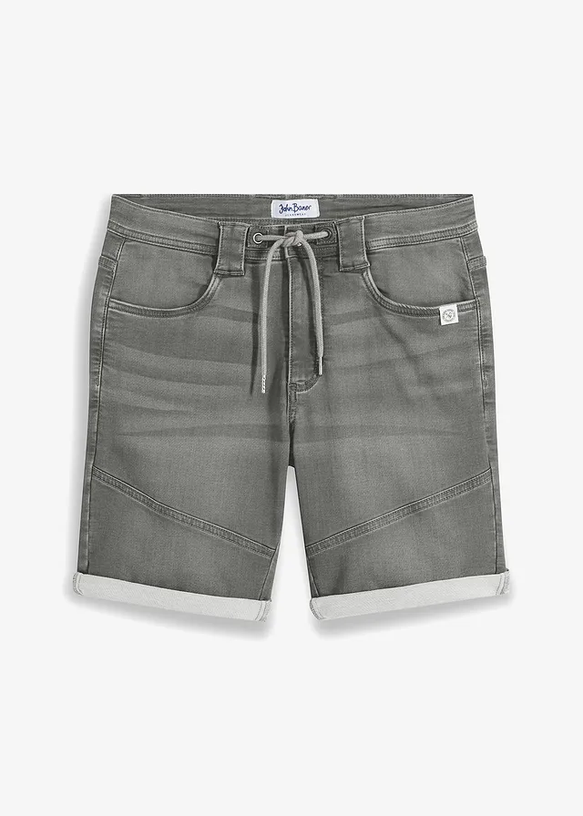 Bermude din denim-sweat, regular fit
