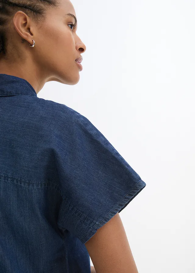 Robe longue en jean • bleu foncé denim used • product-page.page-title-suffix