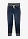 Boyfriend jeans mid waist met comfortband, Kleur: nachtblauw denim