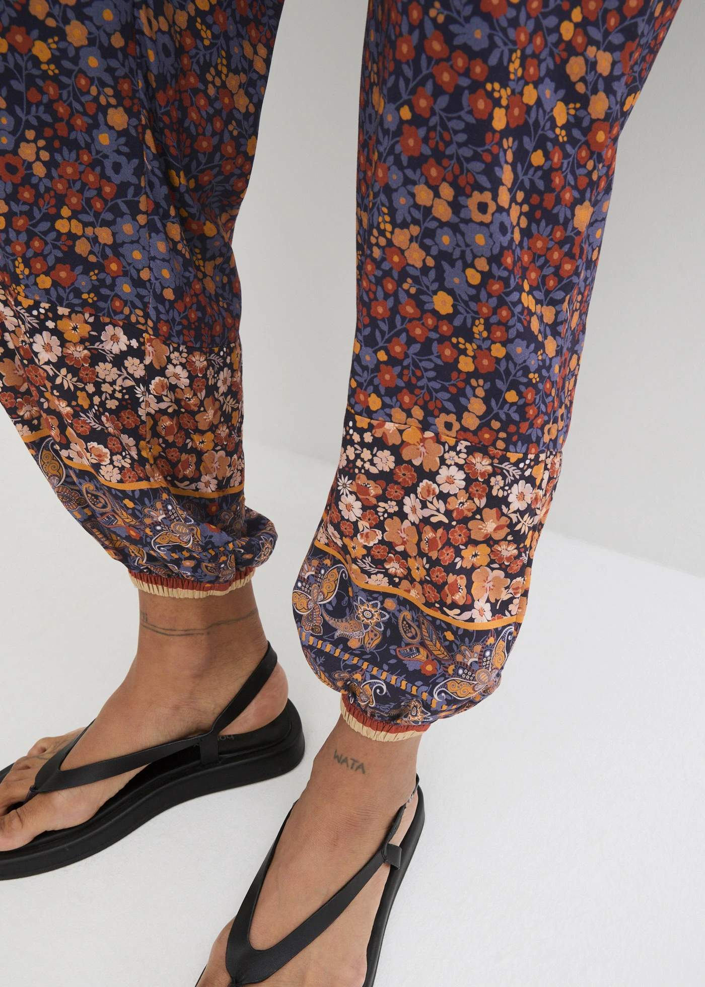 Broek van soepele viscose • donkerblauw • bonprix online shop