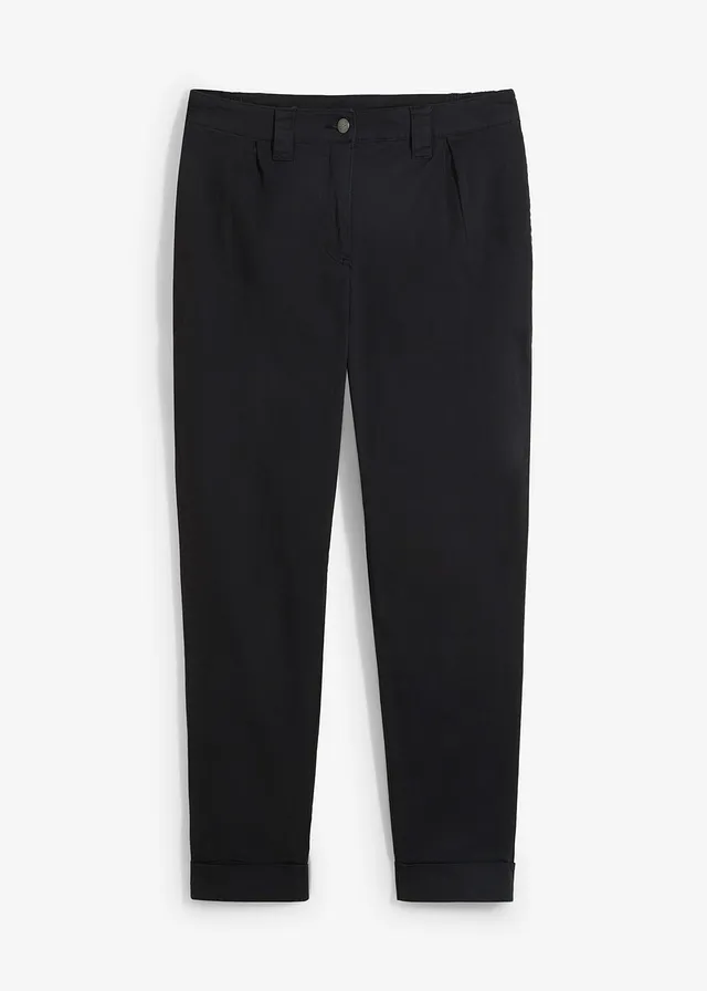Pantaloni chino din bumbac, până la glezne