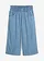 Lichte, zomerse culotte met brede comfortband, Kleur: lichtblauw denim