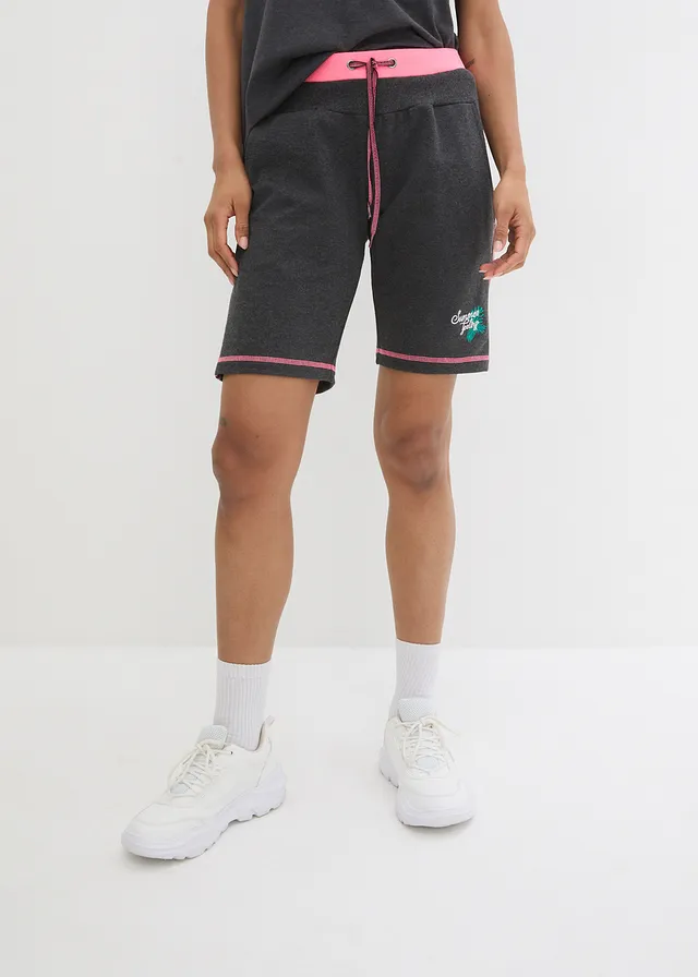 Short en molleton de coton mélangé