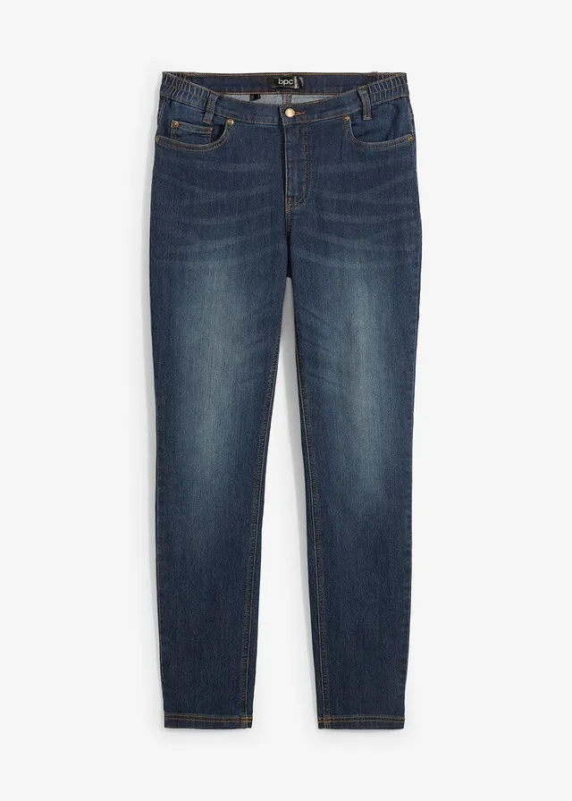 Džínsy Skinny, pohodlný pás, stredná výška pásu Džínsy Skinny, pohodlný pás, stredná výška pásu