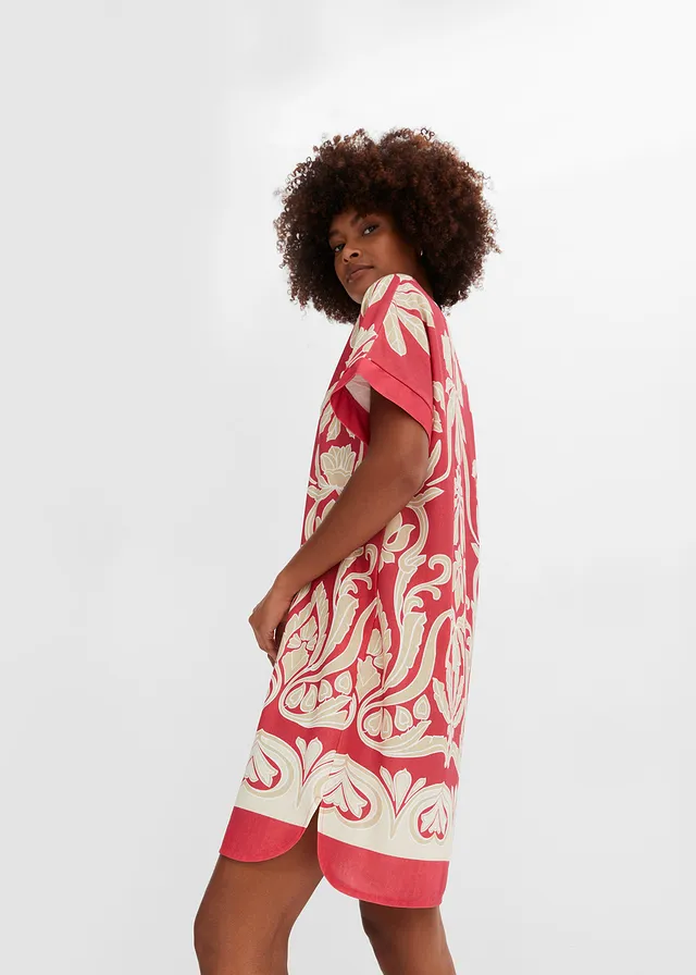 Robe-tunique • rouge/crème • product-page.page-title-suffix